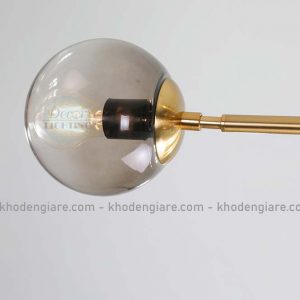 Đèn Thả Decor Bàn Ăn 6 Bóng Thủy Tinh DC286