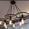 Đèn thả decor bánh xe DC024-6