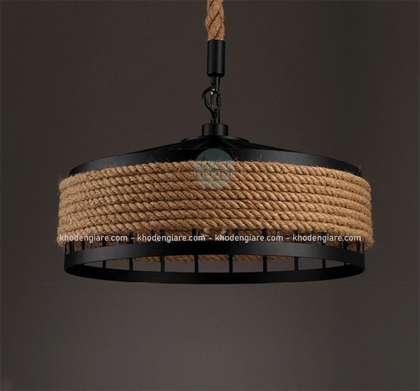 Đèn thả decor quấn thừng DC306