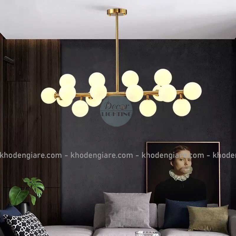 Đèn thả bàn ăn 16 bóng Moonligh sang trọng DC232