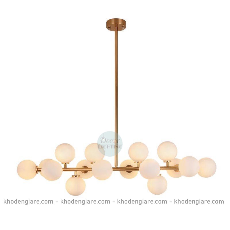 Đèn thả bàn ăn 16 bóng Moonligh sang trọng DC232