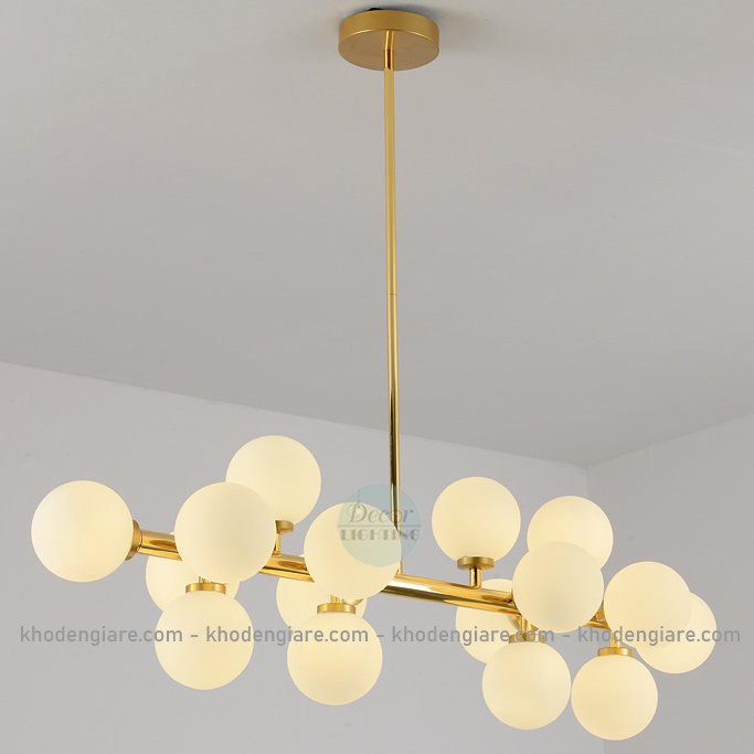 Đèn thả bàn ăn 16 bóng Moonligh sang trọng DC232