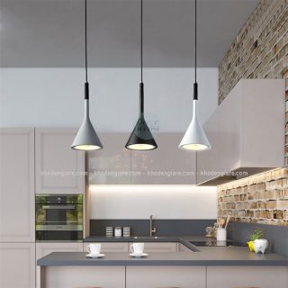 Đèn thả Decor hình hoa loa kèn nhiều màu DC411