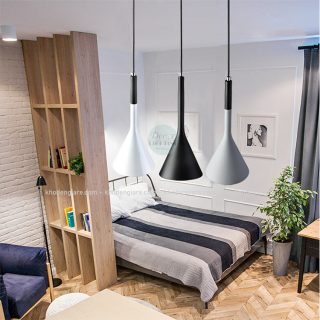 Đèn thả Decor hình hoa loa kèn nhiều màu DC411