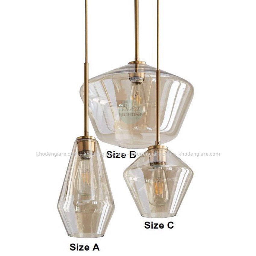 Đèn thả Decor Thủy Tinh Nordic DC314