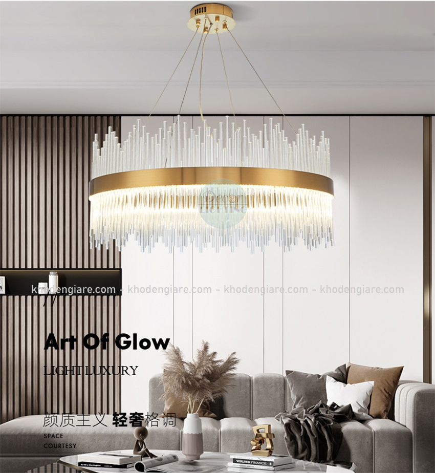 Đèn Chùm Pha Lê Hiện Đại DC417