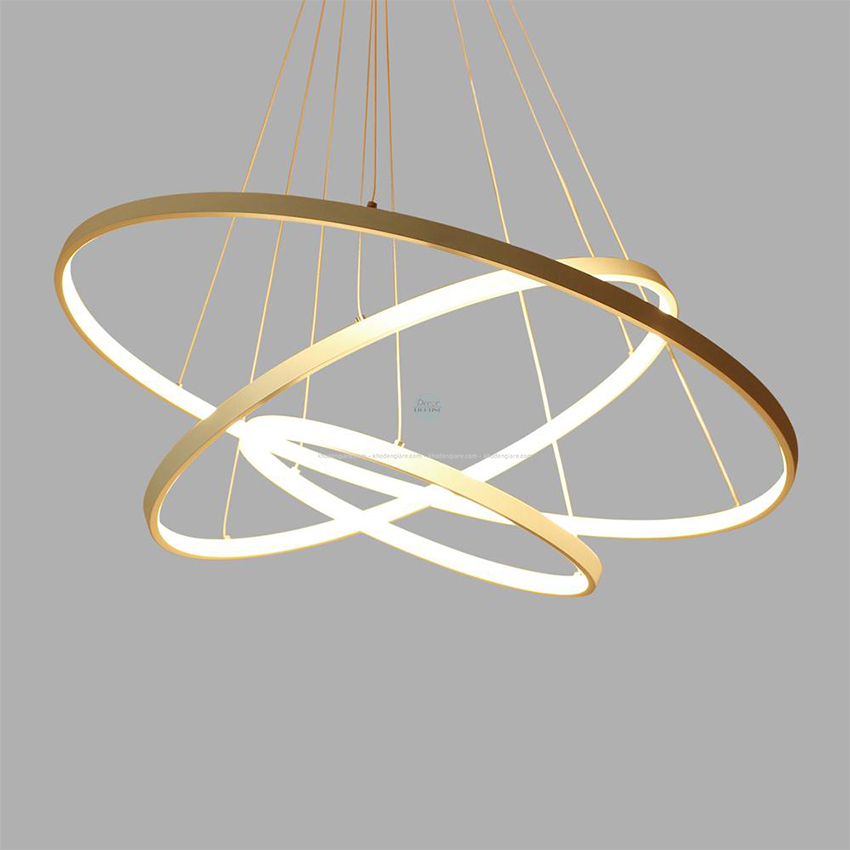 Đèn thả 3 vòng hiện đại DC389