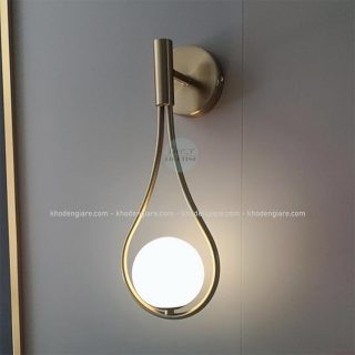 Đèn gắn tường decor cầu thủy tinh hình giọt nước DC715