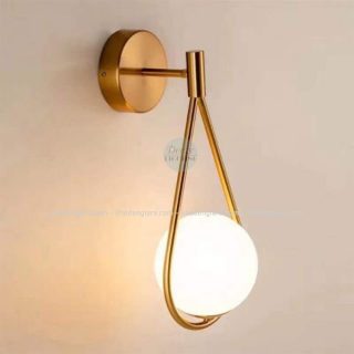 Đèn gắn tường decor cầu thủy tinh hình giọt nước DC715