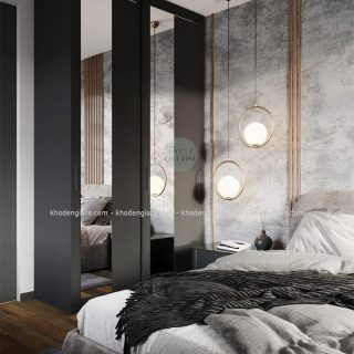 đèn thả cầu thủy tinh DC210B