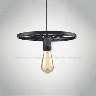 Đèn thả decor bánh xe đơn