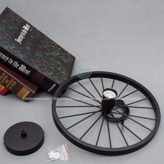 Đèn thả decor bánh xe đơn