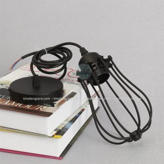 Đèn thả decor lồng sắt DC002