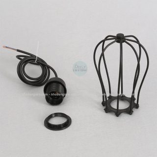 Đèn thả decor lồng sắt DC002
