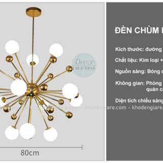 Đèn thả trang trí phòng khách DC308