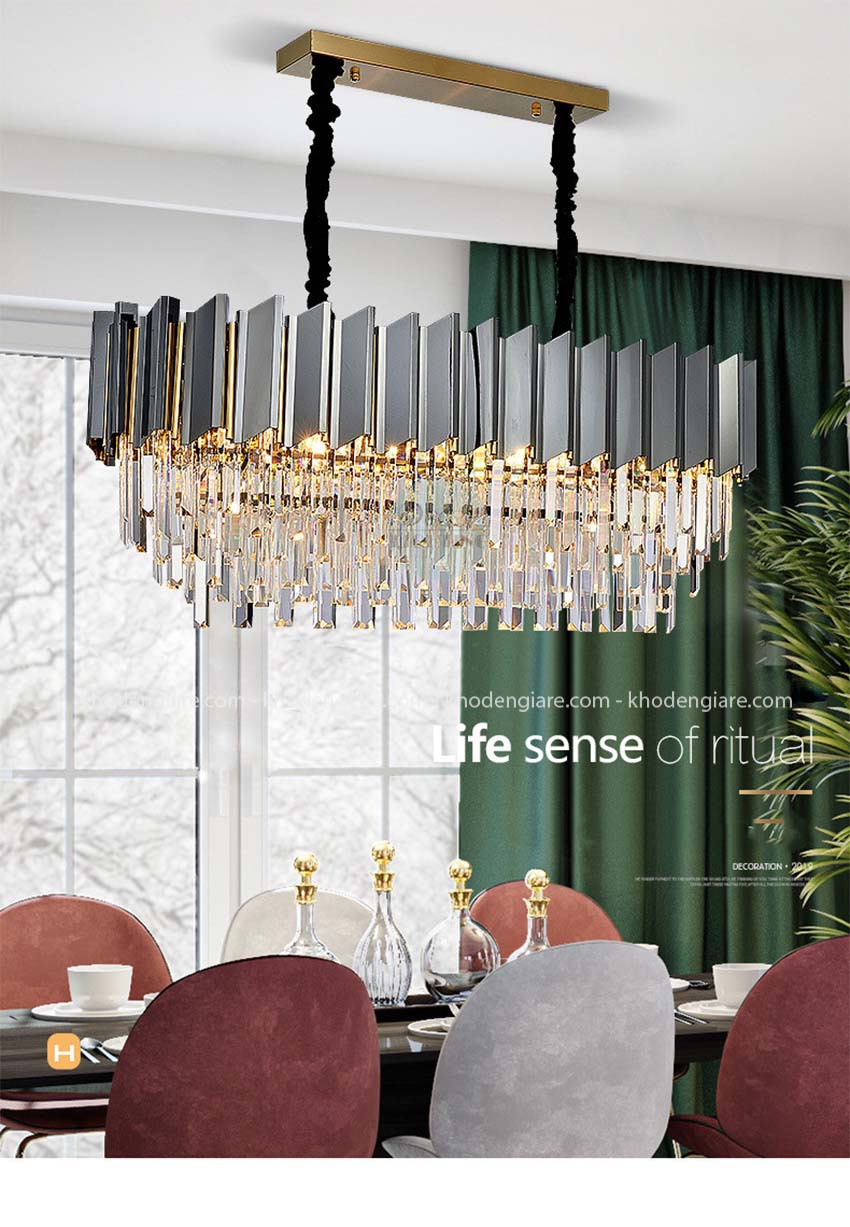Đèn Chùm Pha Lê Sang Trọng DC415