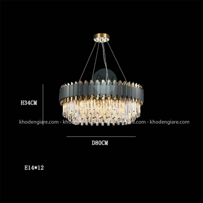 Đèn Chùm Pha Lê Sang Trọng DC415