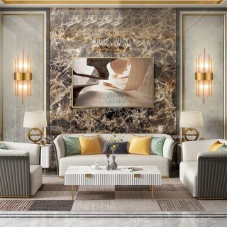 Đèn gắn tường pha lê hiện đại DC771