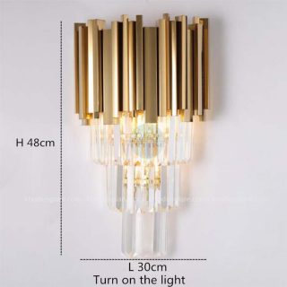 Đèn gắn tường pha lê trang trí DC767