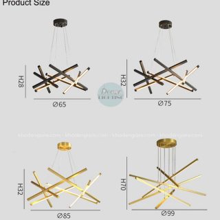 Đèn chùm tối giản Bắc Âu DC312