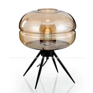 Đèn để bàn chao thuỷ tinh DC829