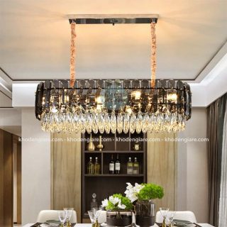 Đèn thả pha lê bàn ăn DC480L