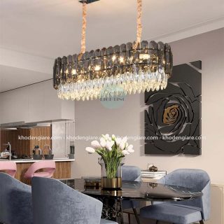 Đèn thả pha lê bàn ăn DC480L