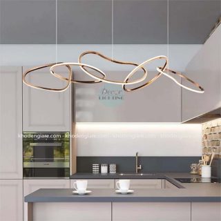 Đèn thả bàn ăn mạ Titan DC380