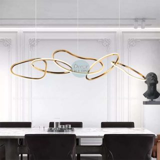 Đèn thả bàn ăn mạ Titan DC380