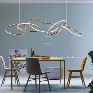 Đèn thả bàn ăn mạ Titan DC380