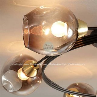 Đèn áp trần chao thủy tinh DC360