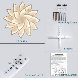 Đèn mâm ốp trần hoa sứ MC9040