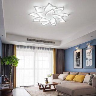 Đèn mâm ốp trần hoa sứ MC9040