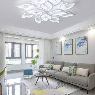 Đèn ốp trần Mica 12 cánh DC9031