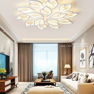 Đèn ốp trần Mica 12 cánh DC9031