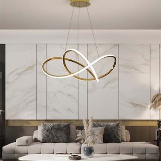 Đèn thả phòng khách Bắc Âu DC327