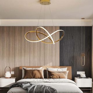 Đèn thả phòng khách Bắc Âu DC327