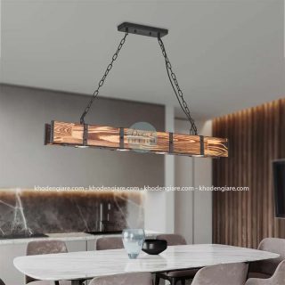 Đèn thả gỗ Decor DC121