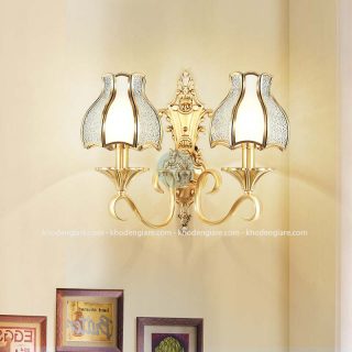 Đèn cổ điển chất liệu đồng DT023