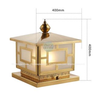 Đèn trụ cổng đồng TD021