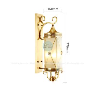 Đèn tường đồng TD030