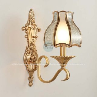 Đèn tường đồng phong cách cổ điển DT022