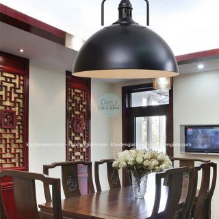 Đèn thả chao quai sắt DC157
