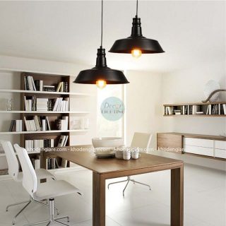 Đèn thả decor chao sắt DC065