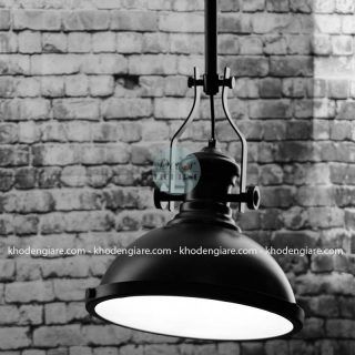 Đèn thả chao sắt mặt kính DC198