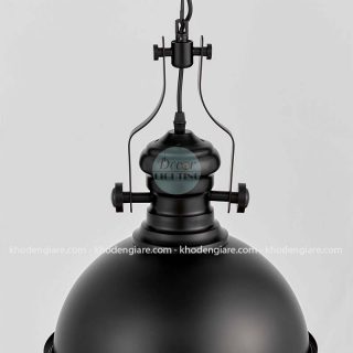 Đèn thả chao sắt mặt kính DC198