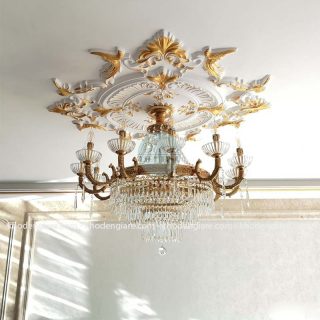 Đèn chùm đồng châu âu DC526