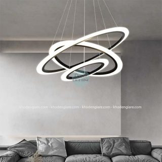 đèn thả 3 vòng led hiện đại DC397