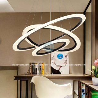 đèn thả 3 vòng led hiện đại DC397