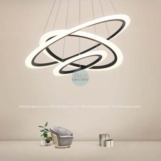 đèn thả 3 vòng led hiện đại DC397